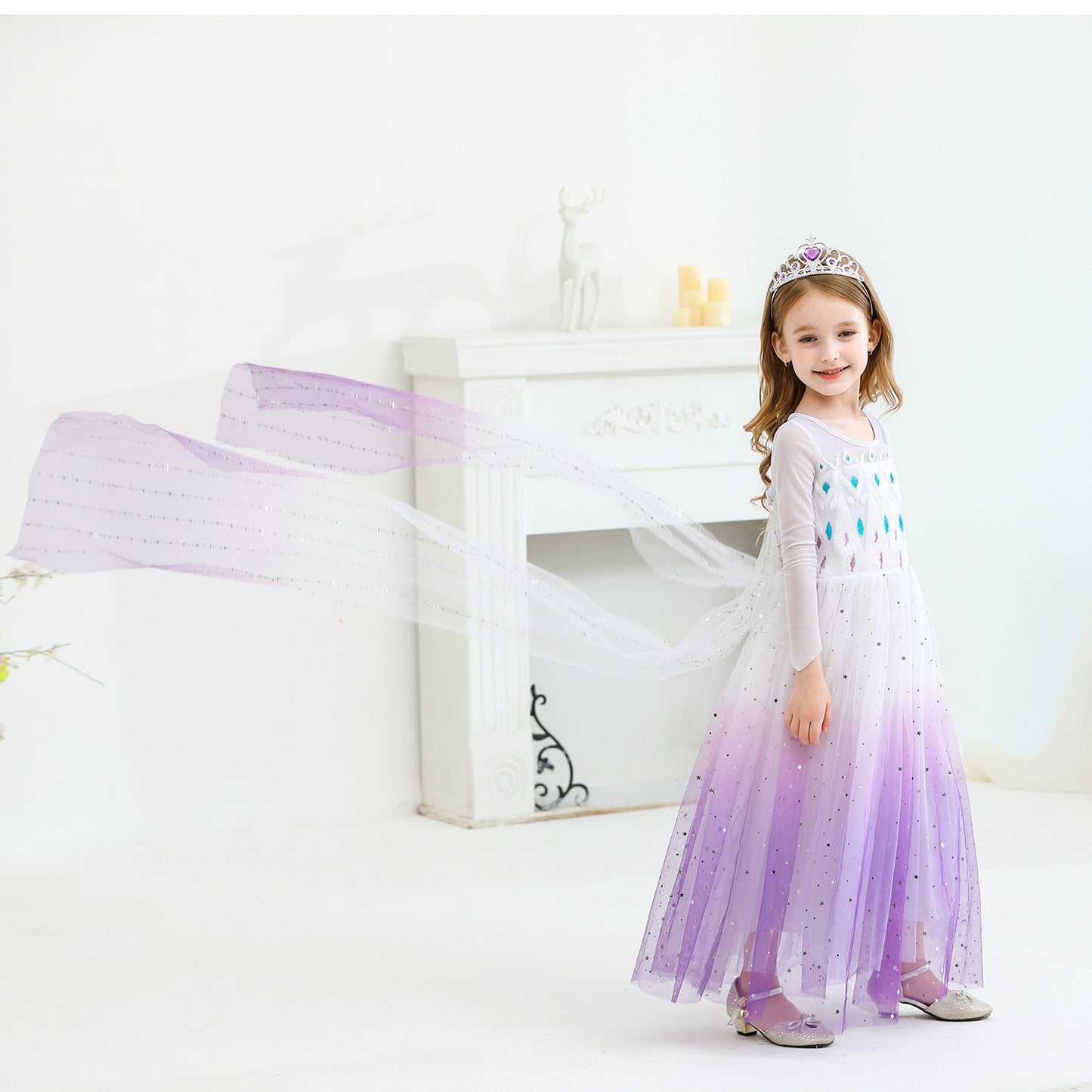 Elsa white dress