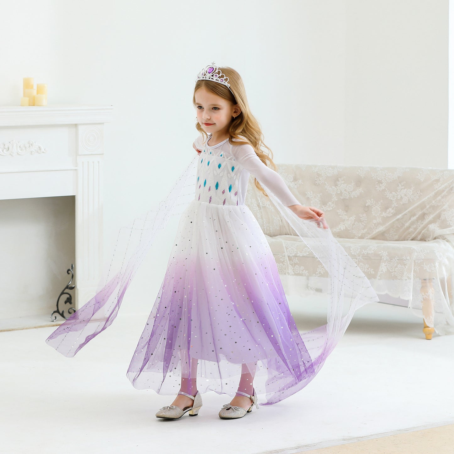 Elsa white dress