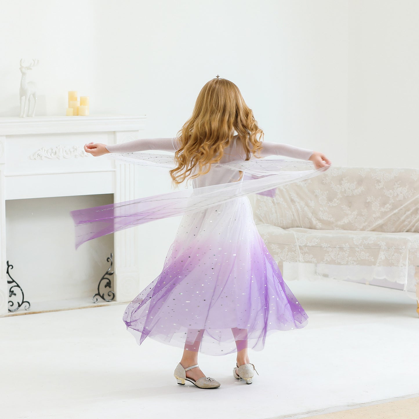 Elsa white dress