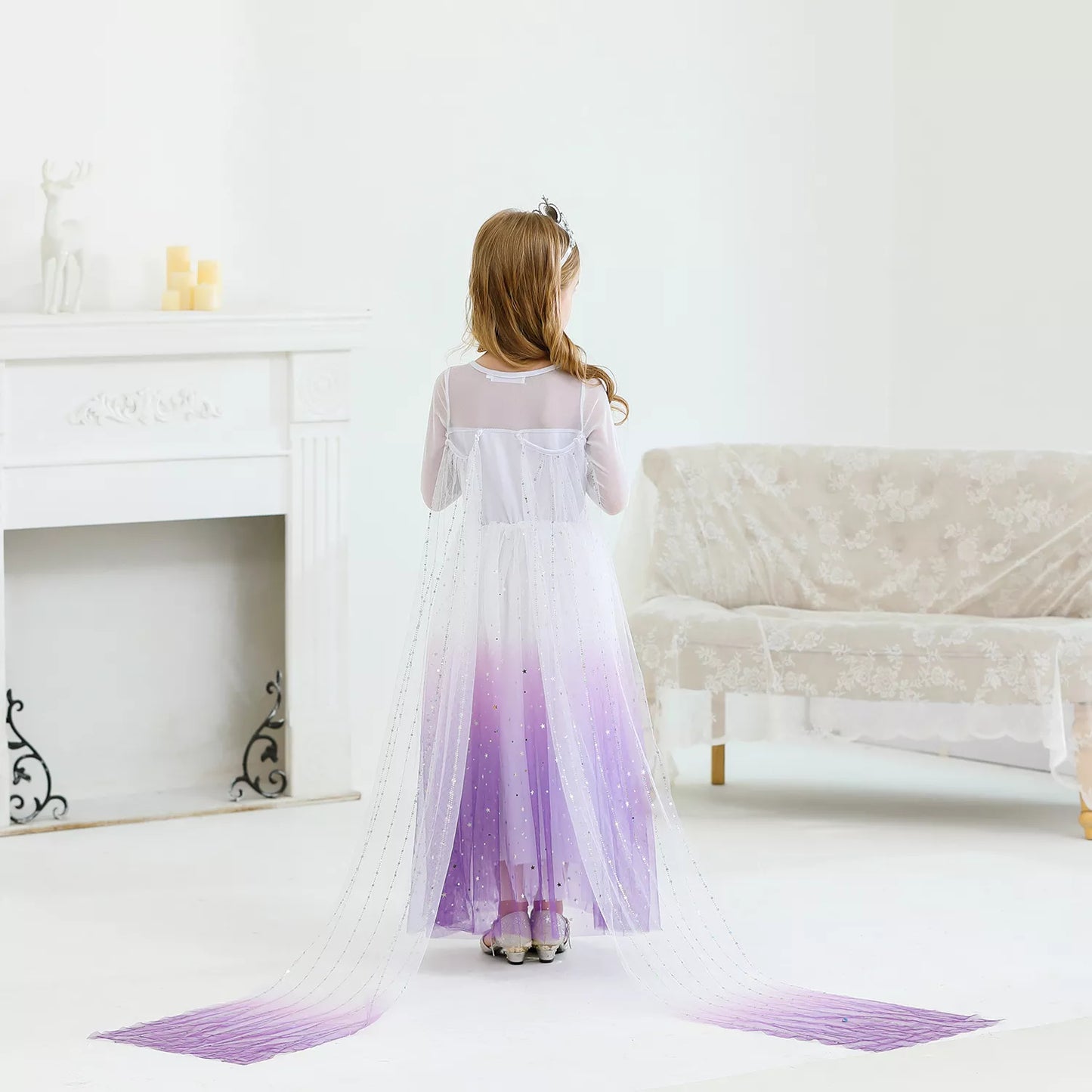 Elsa white dress