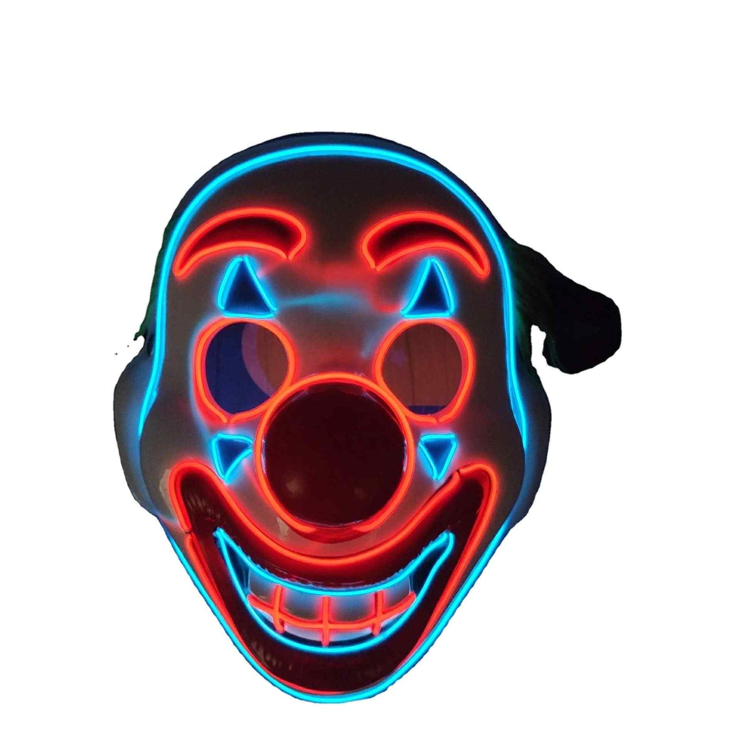 Scary clown LED mask