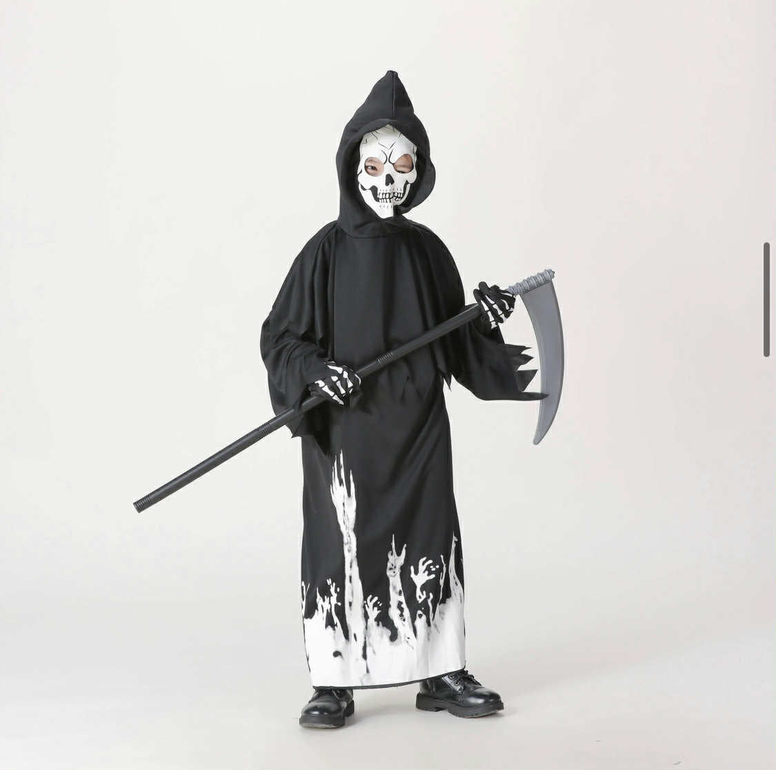 Grim reaper glow in the dark costume