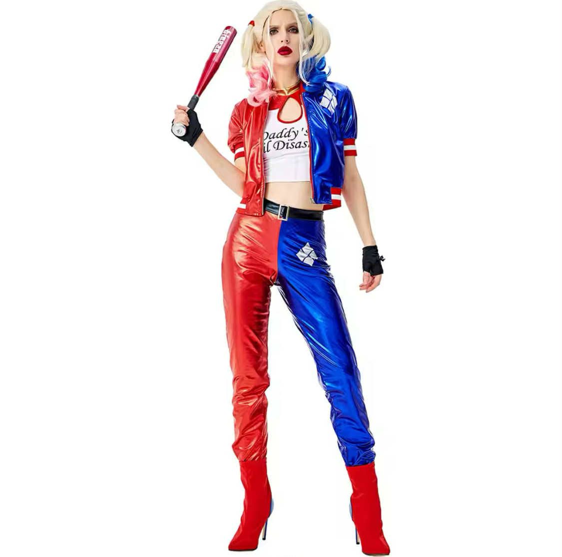 Harley quinn búningur - fullorðins - New design