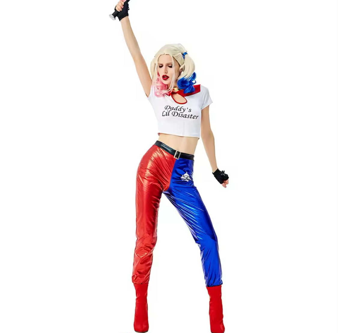 Harley quinn búningur - fullorðins - New design