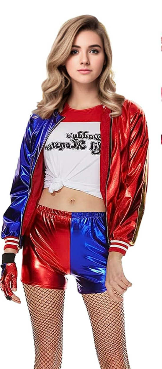 Harley quinn búningur - fullorðins