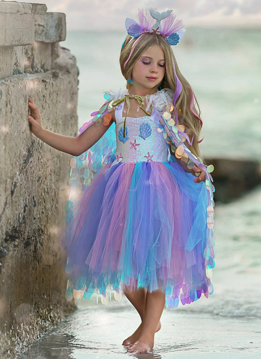 Glitrandi hafmeyjukjóll