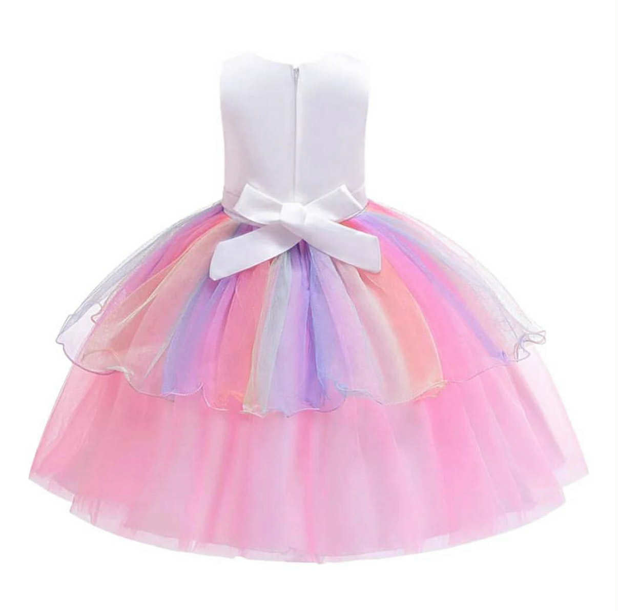 Einhyrningur partý kjóll